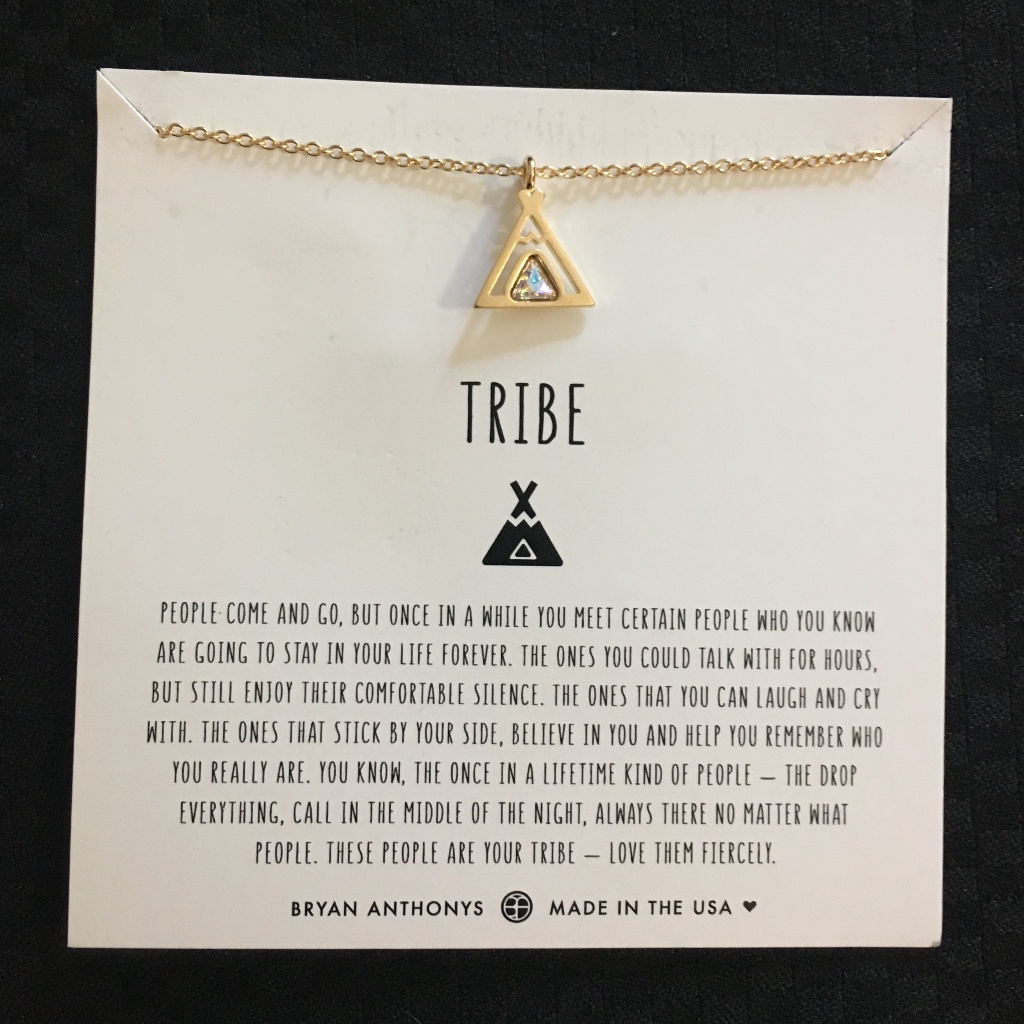 Tribe Tepee Yellow Gold Friendship Necklace